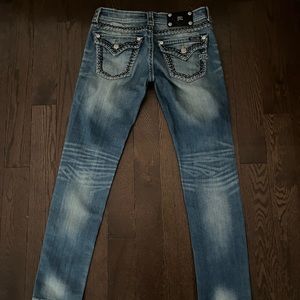 Miss me jeans size 27 light wash